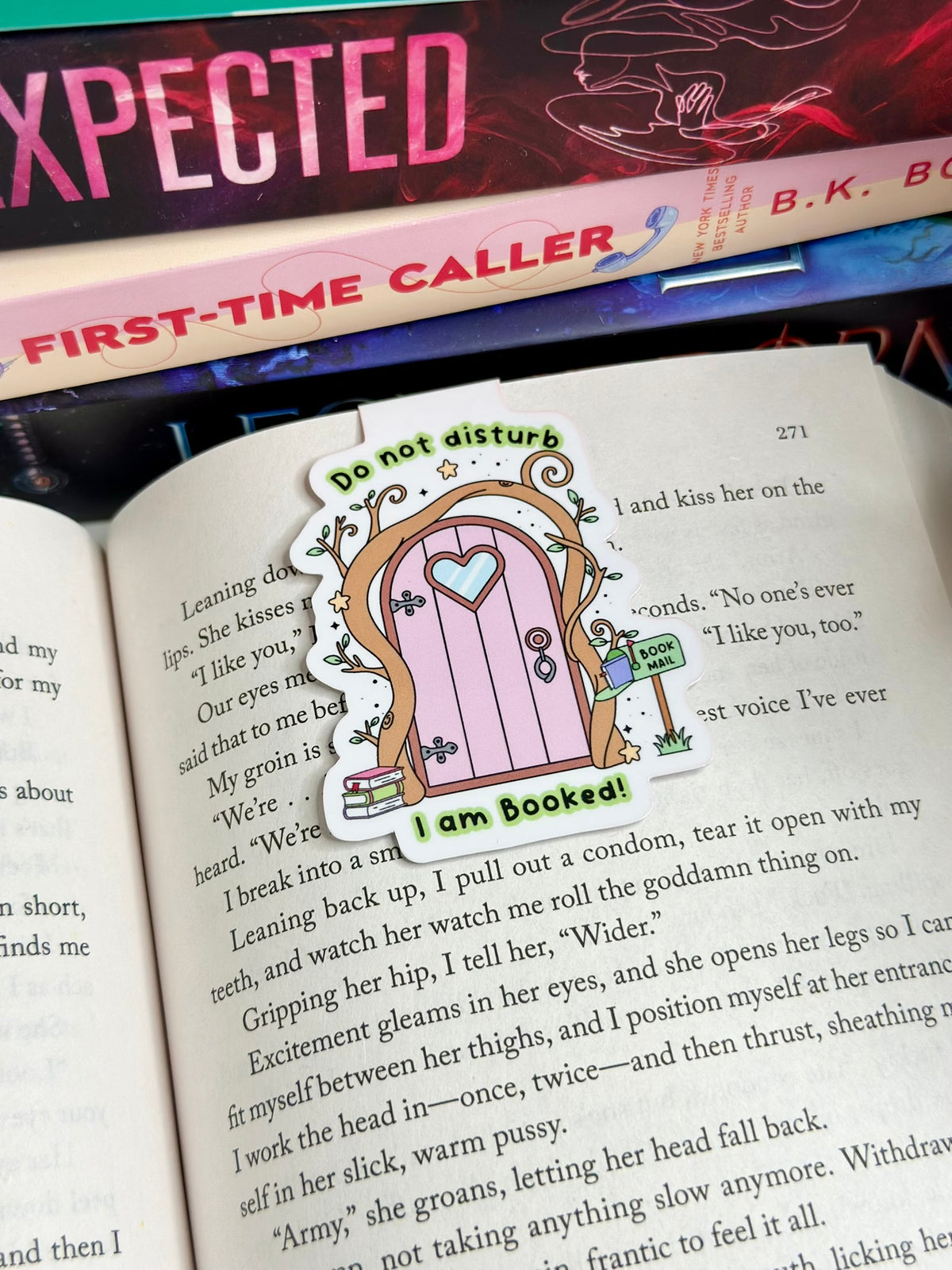 Do Not Disturb I Am Booked Magnetic Bookmark