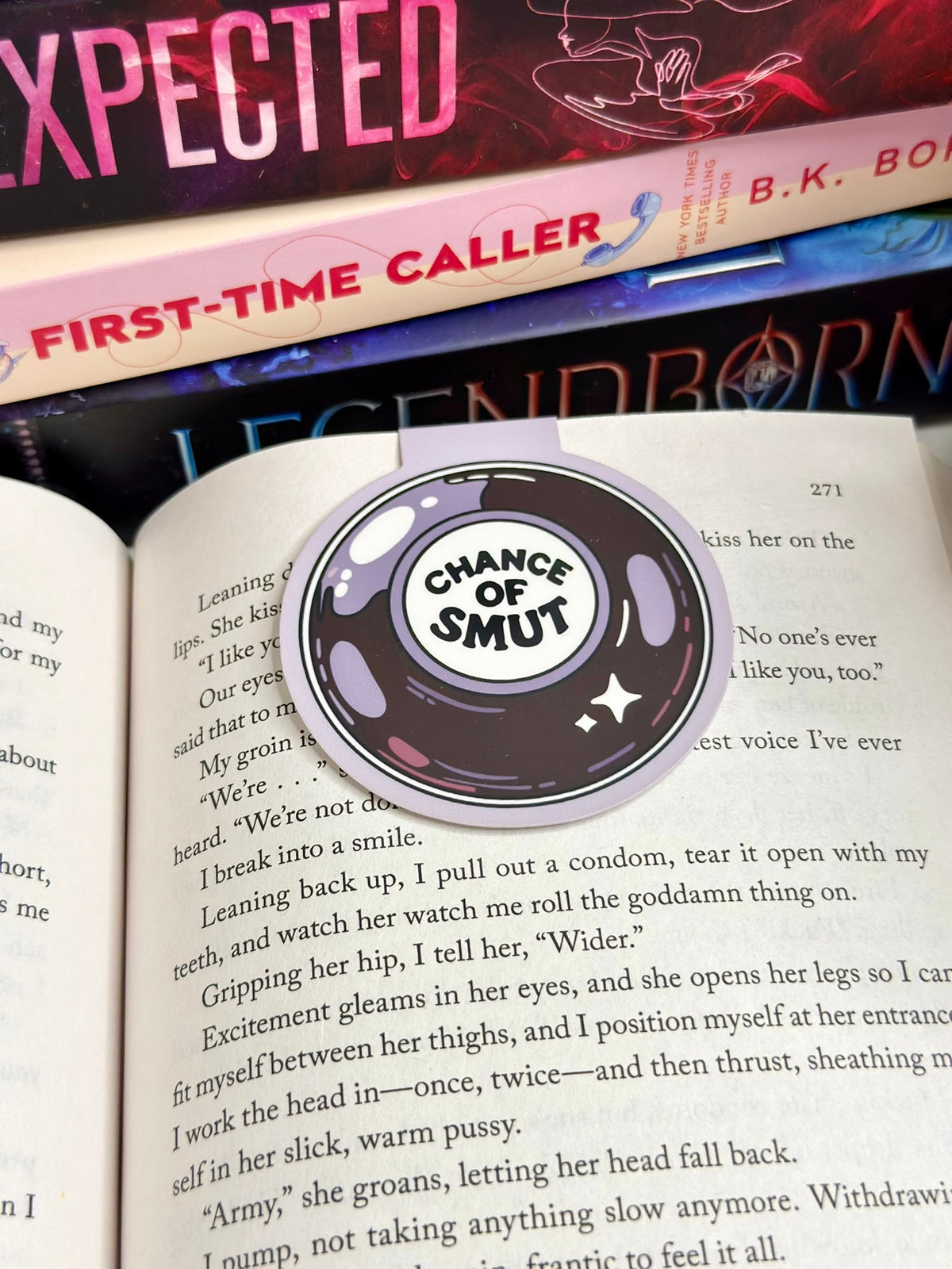 Chance of Smut Magnetic Bookmark