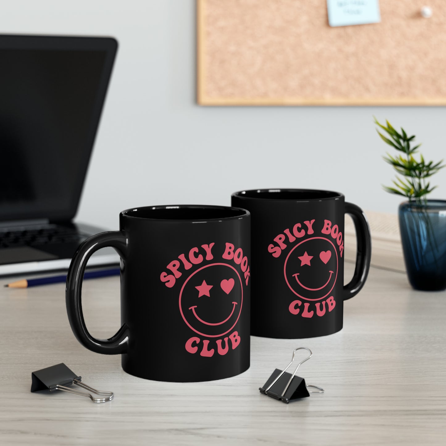 Spicy Book Club Black Mug (11oz)