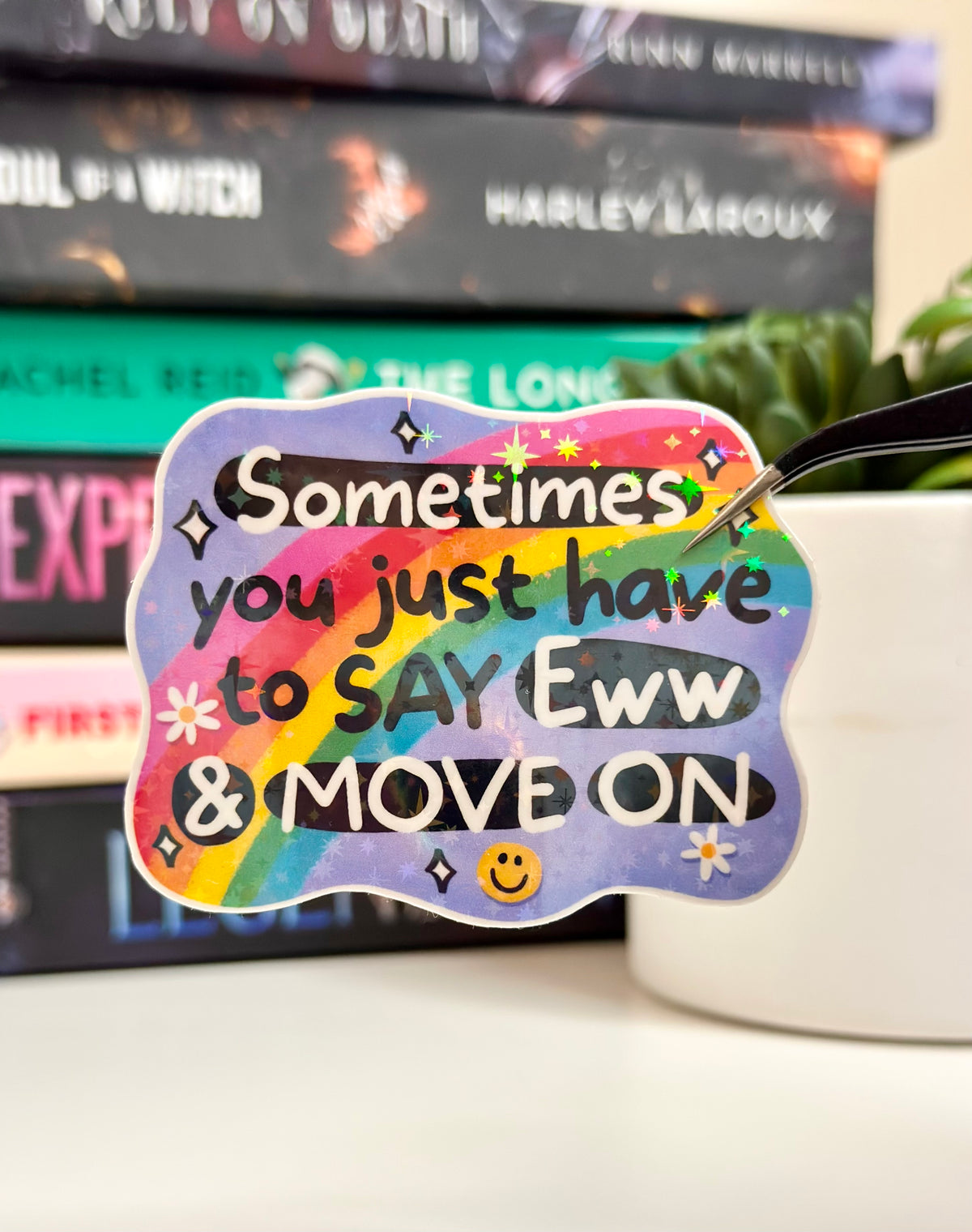 Eww & Move On Funny Relatable Sticker