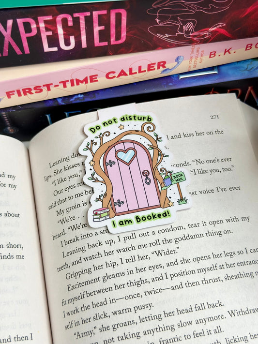 Do Not Disturb I Am Booked Magnetic Bookmark
